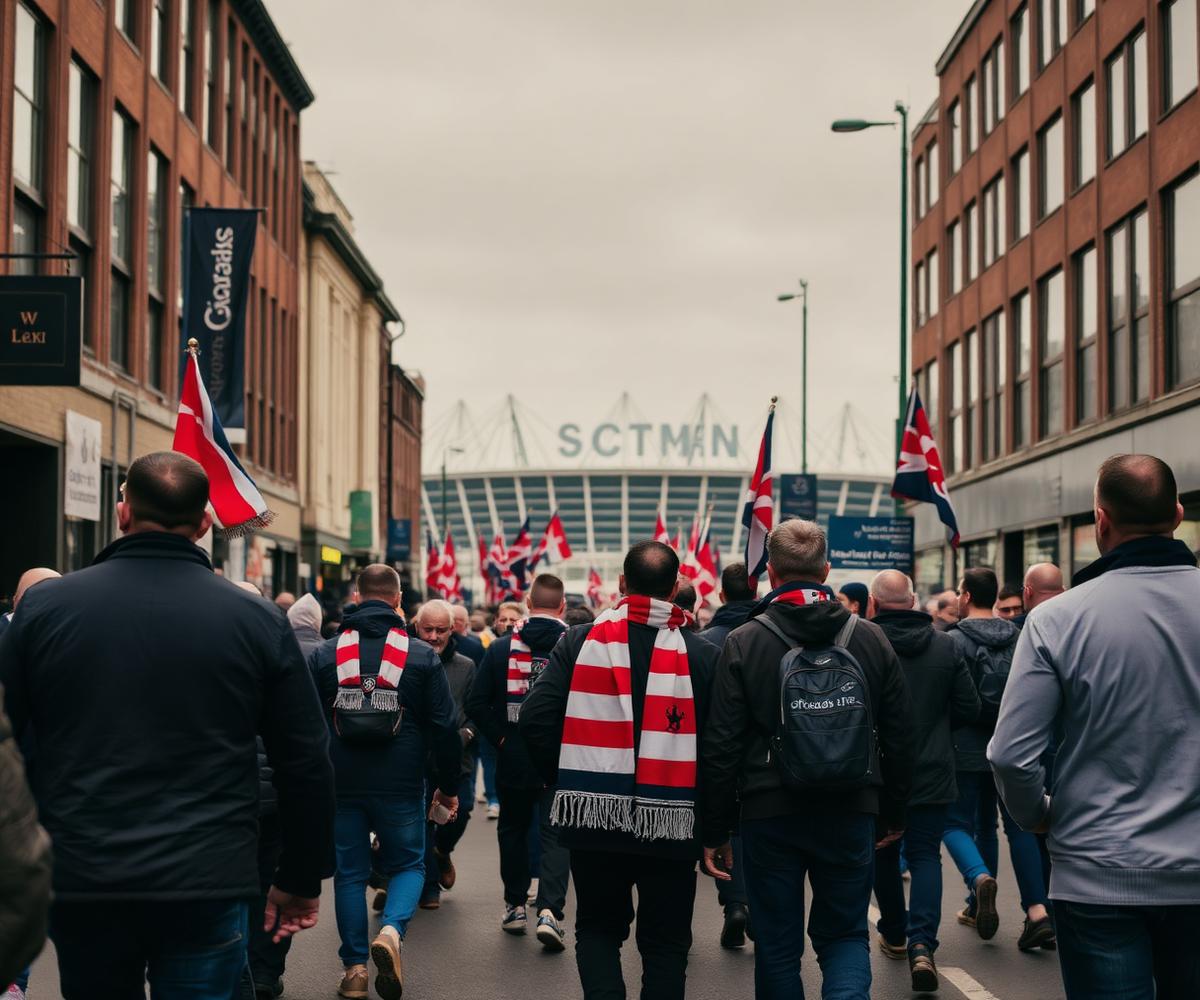 Walking down to the ground